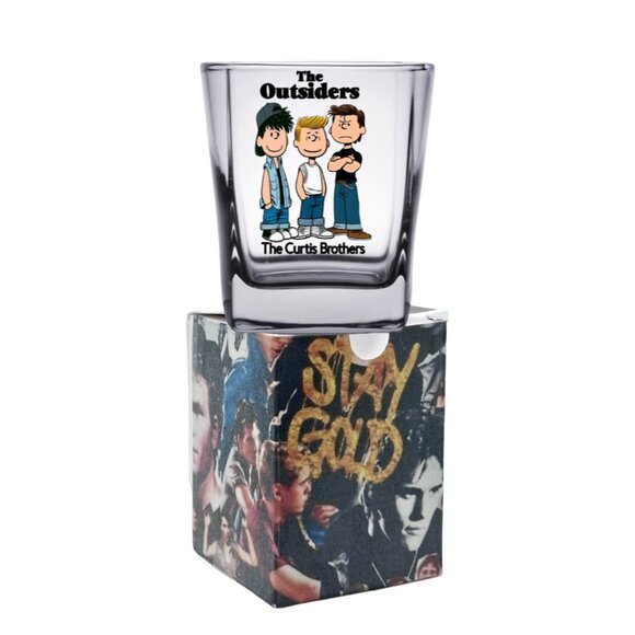 PEANUTS/80's and 90's Movies Mashup SHOT GLASS/ Gift Box, UNIQUE GIFT - Picture 4 of 15